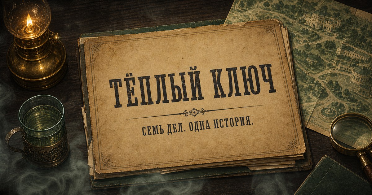 Папка спецвыпуска «Тёплый Ключ» на столе следователя